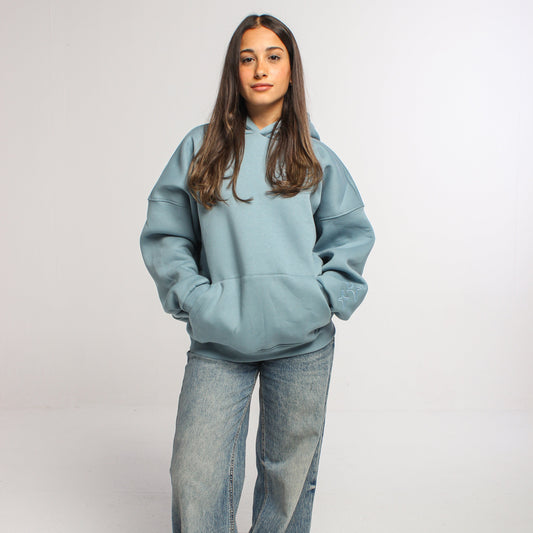 Stare hoodie baby blue